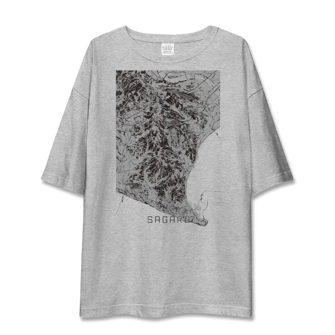 【相良(静岡県)】地図柄ビッグシルエットTシャツ