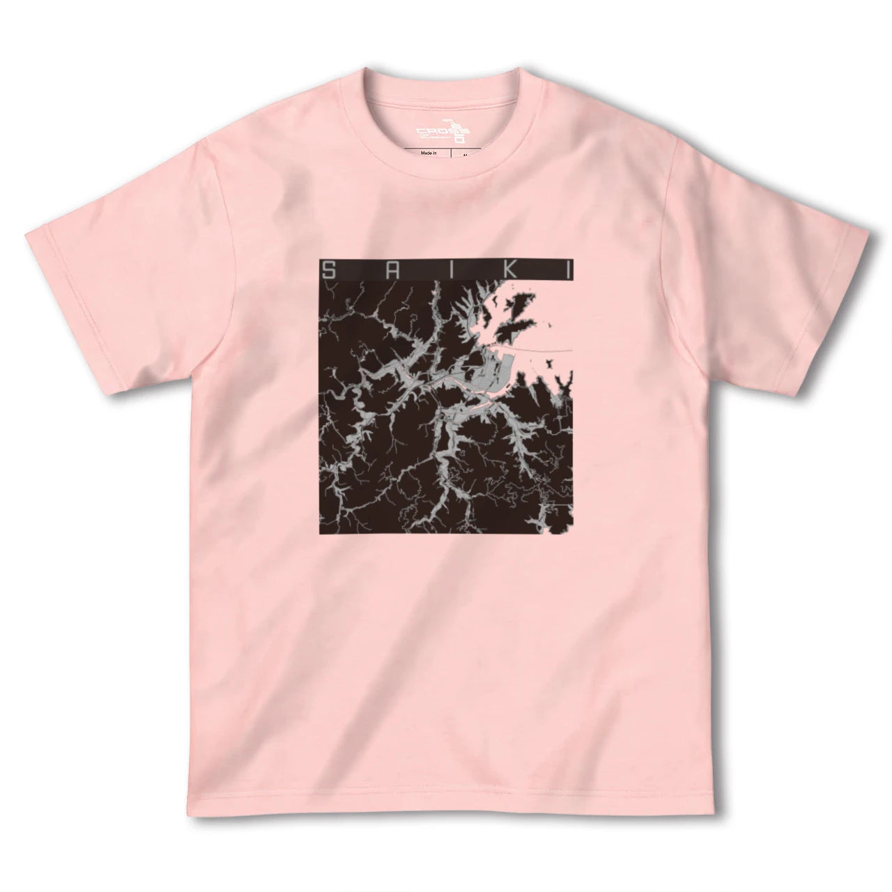 【佐伯(大分県)】地図柄ヘビーウェイトTシャツ