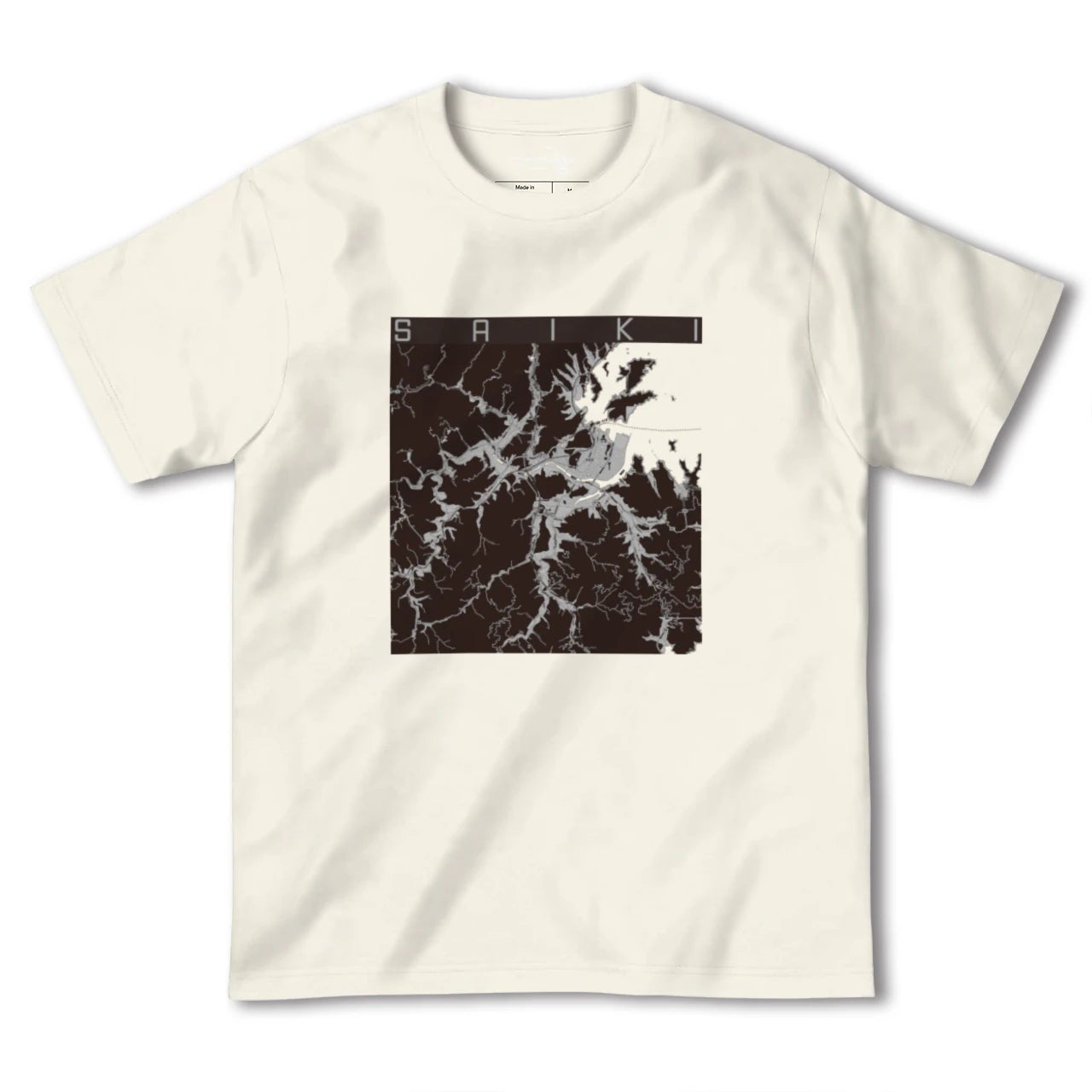 【佐伯(大分県)】地図柄ヘビーウェイトTシャツ
