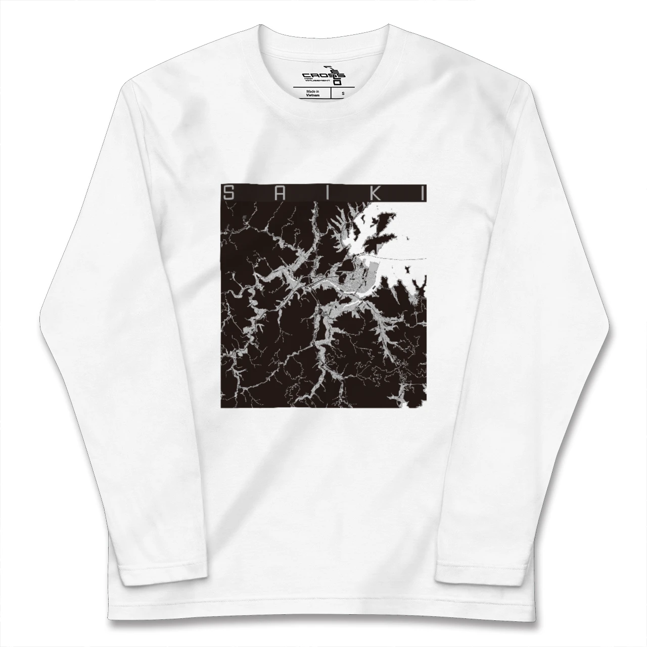 【佐伯(大分県)】地図柄ロングスリーブTシャツ
