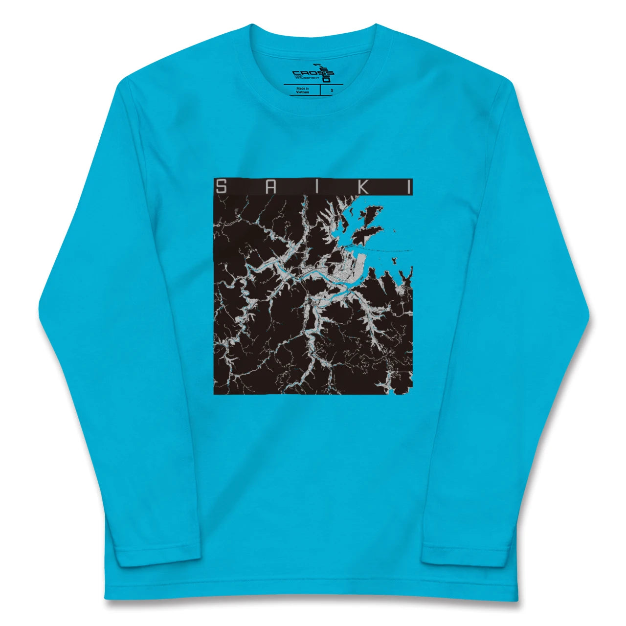 【佐伯(大分県)】地図柄ロングスリーブTシャツ