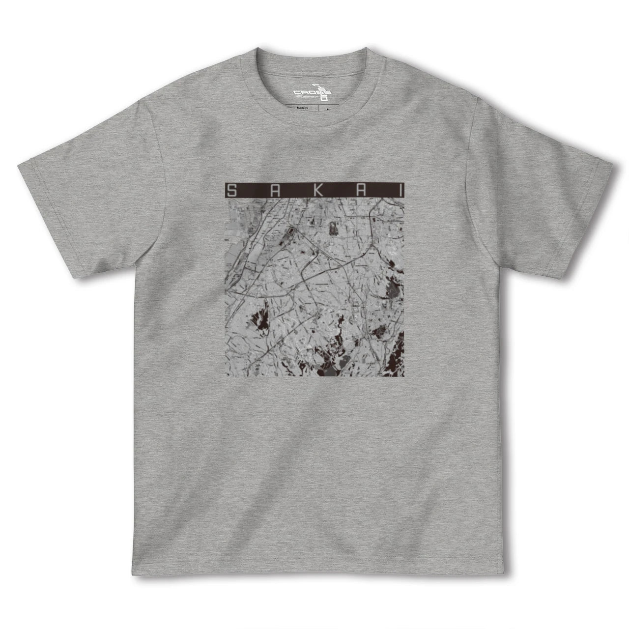 【堺2(大阪府)】地図柄ヘビーウェイトTシャツ