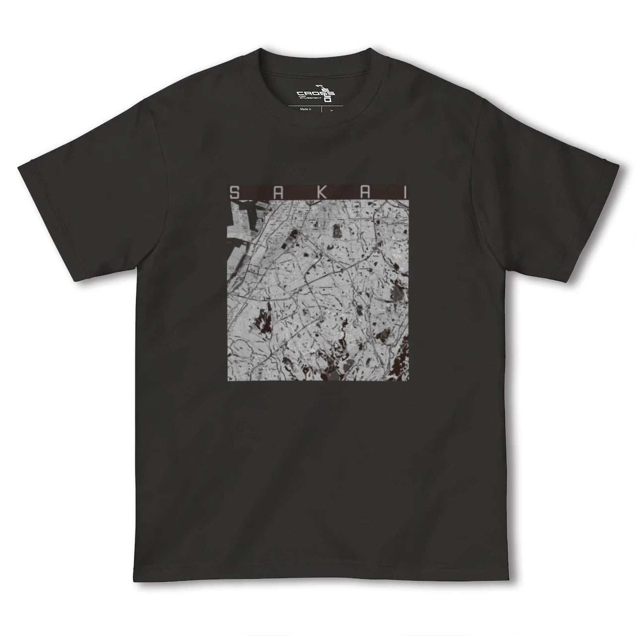 【堺2(大阪府)】地図柄ヘビーウェイトTシャツ