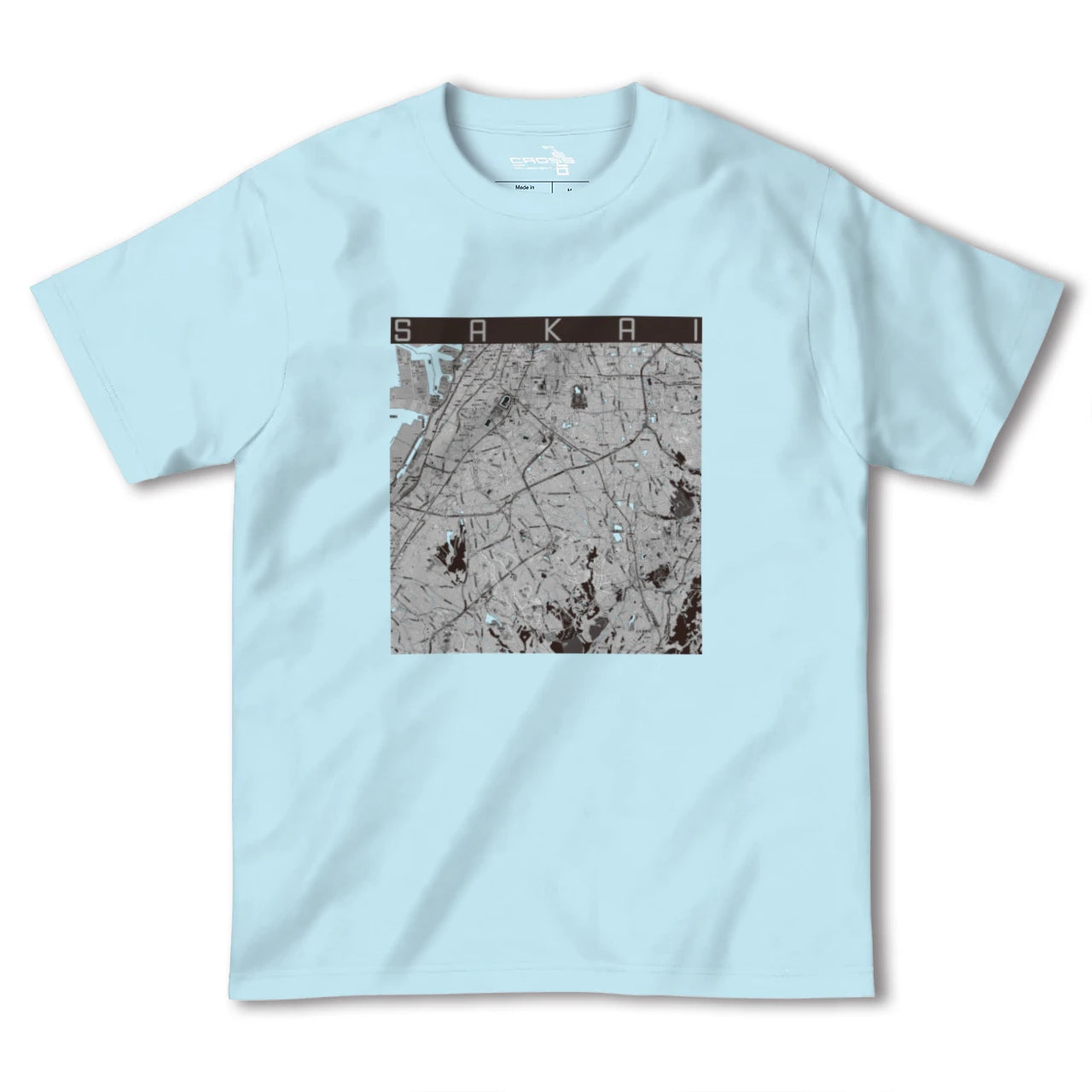 【堺2(大阪府)】地図柄ヘビーウェイトTシャツ