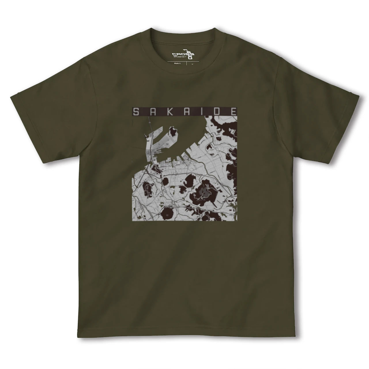 【坂出(香川県)】地図柄ヘビーウェイトTシャツ
