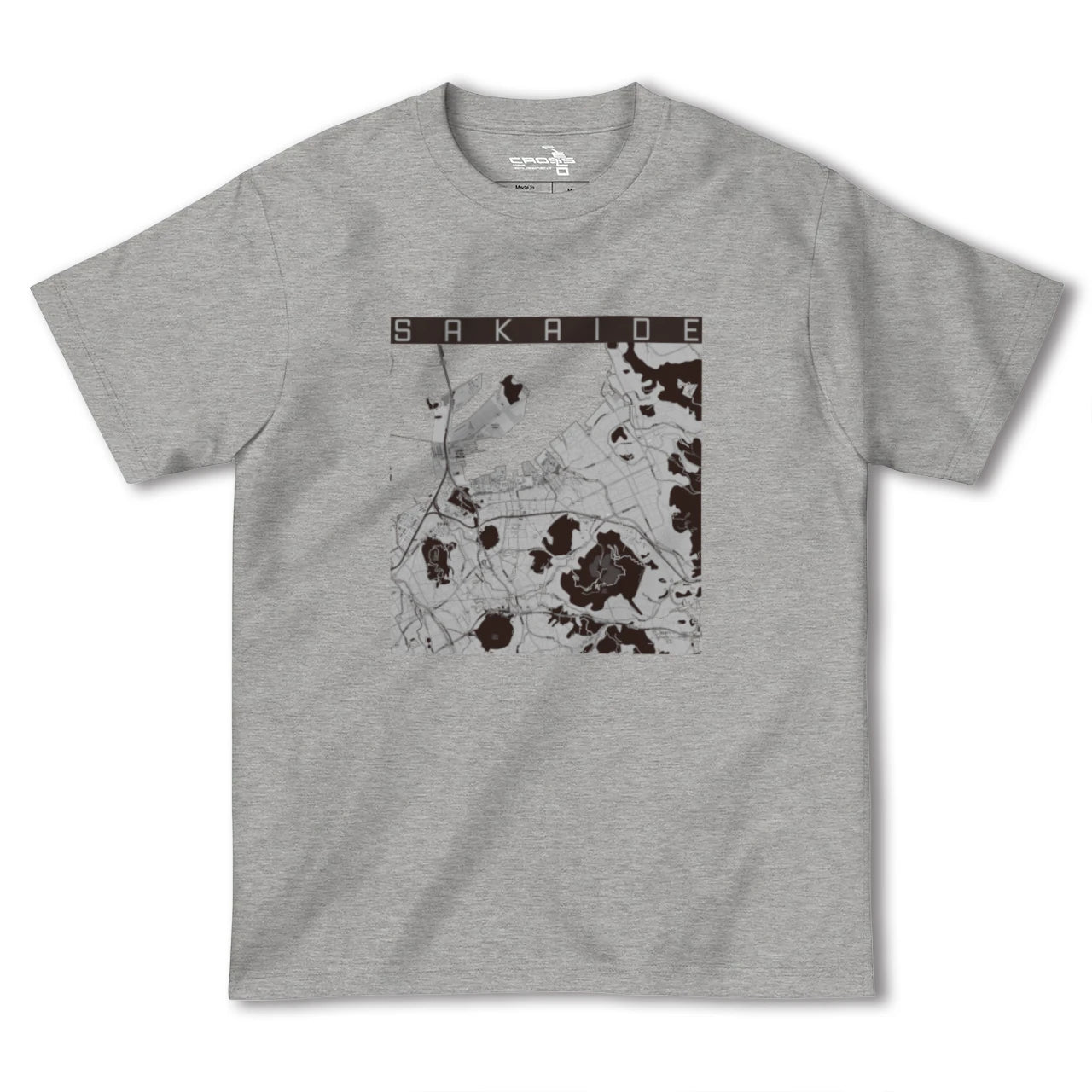 【坂出(香川県)】地図柄ヘビーウェイトTシャツ