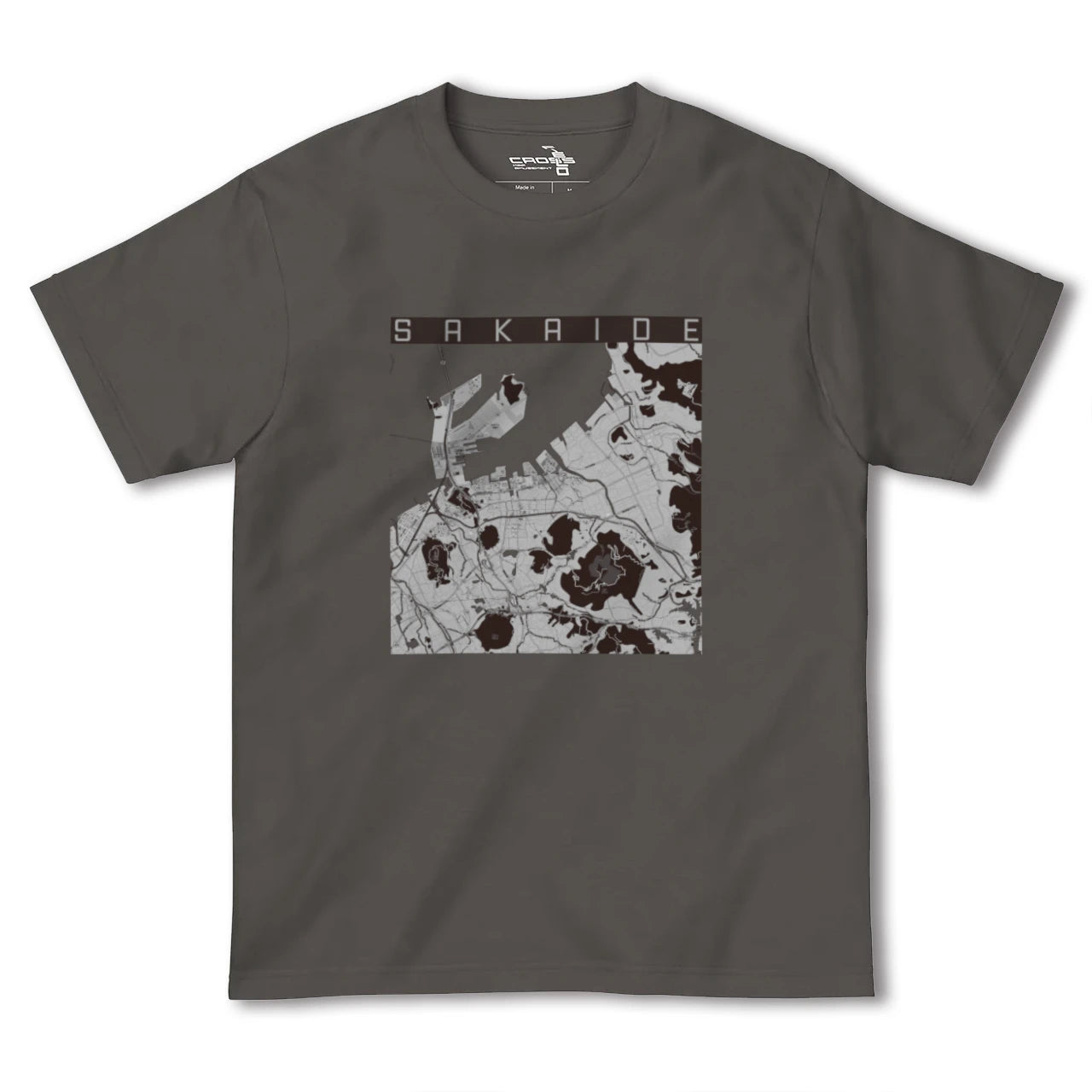 【坂出(香川県)】地図柄ヘビーウェイトTシャツ