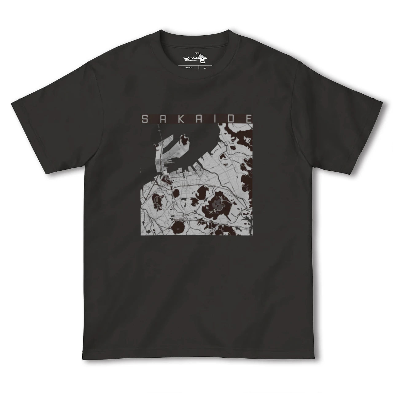 【坂出(香川県)】地図柄ヘビーウェイトTシャツ