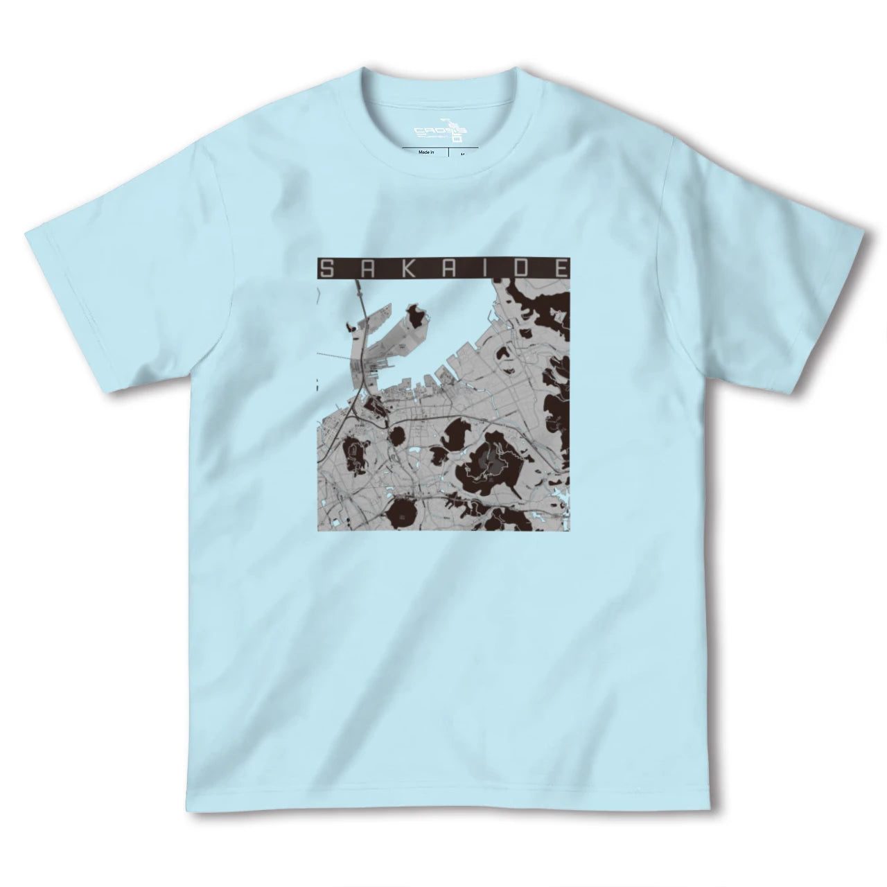 【坂出(香川県)】地図柄ヘビーウェイトTシャツ