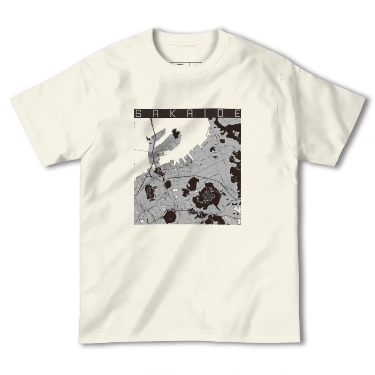 【坂出(香川県)】地図柄ヘビーウェイトTシャツ