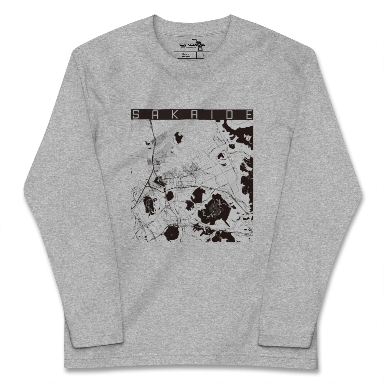 【坂出(香川県)】地図柄ロングスリーブTシャツ