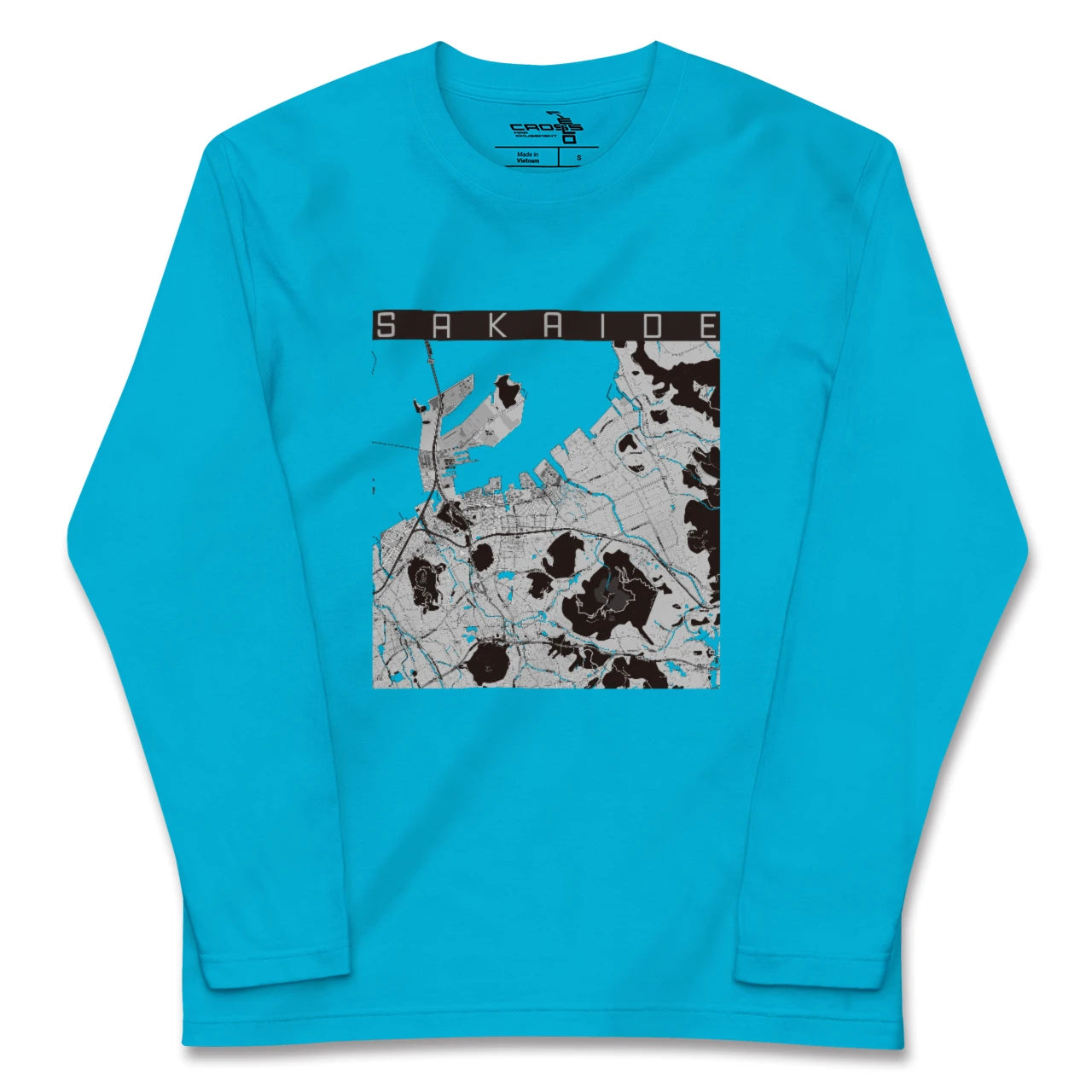 【坂出(香川県)】地図柄ロングスリーブTシャツ