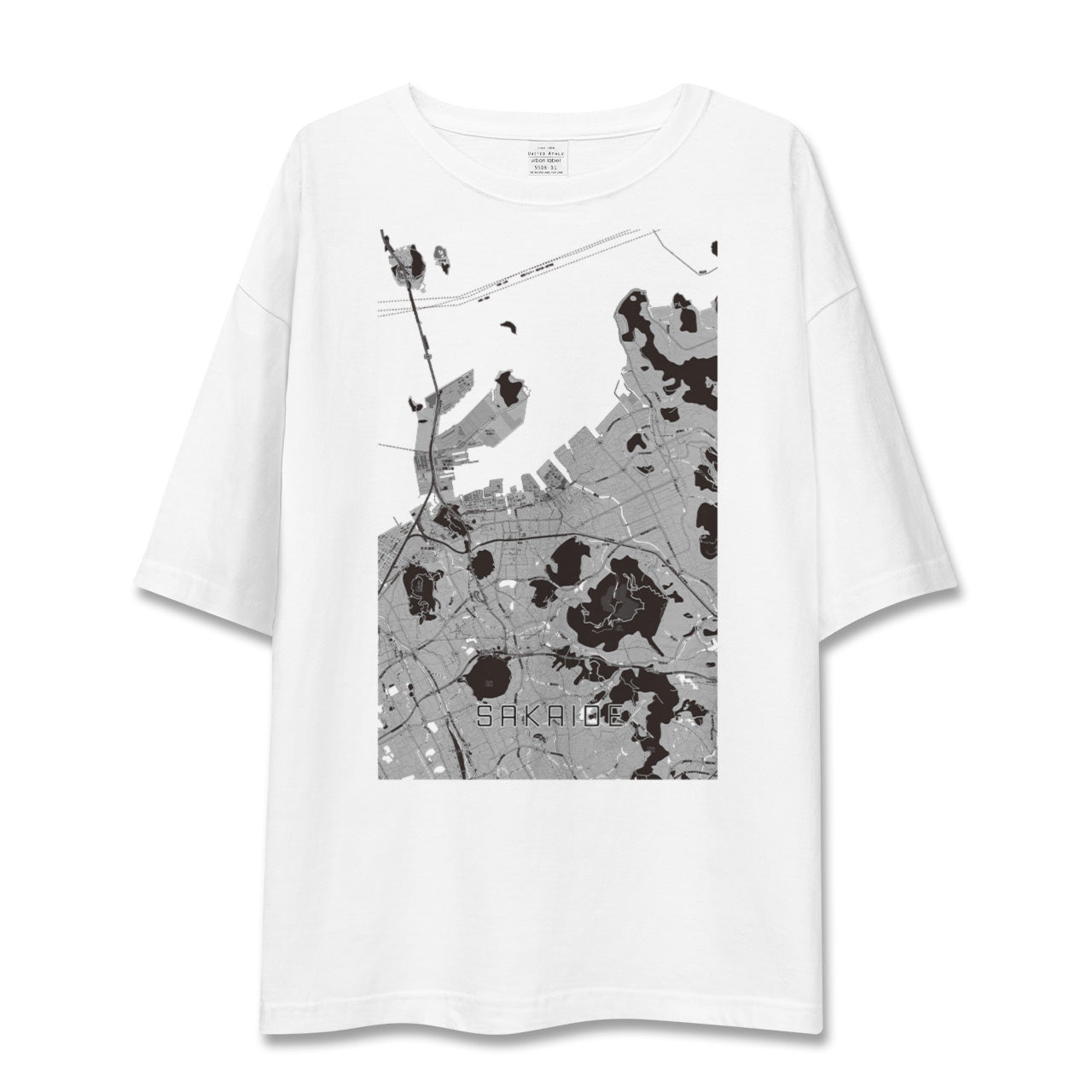 【坂出(香川県)】地図柄ビッグシルエットTシャツ