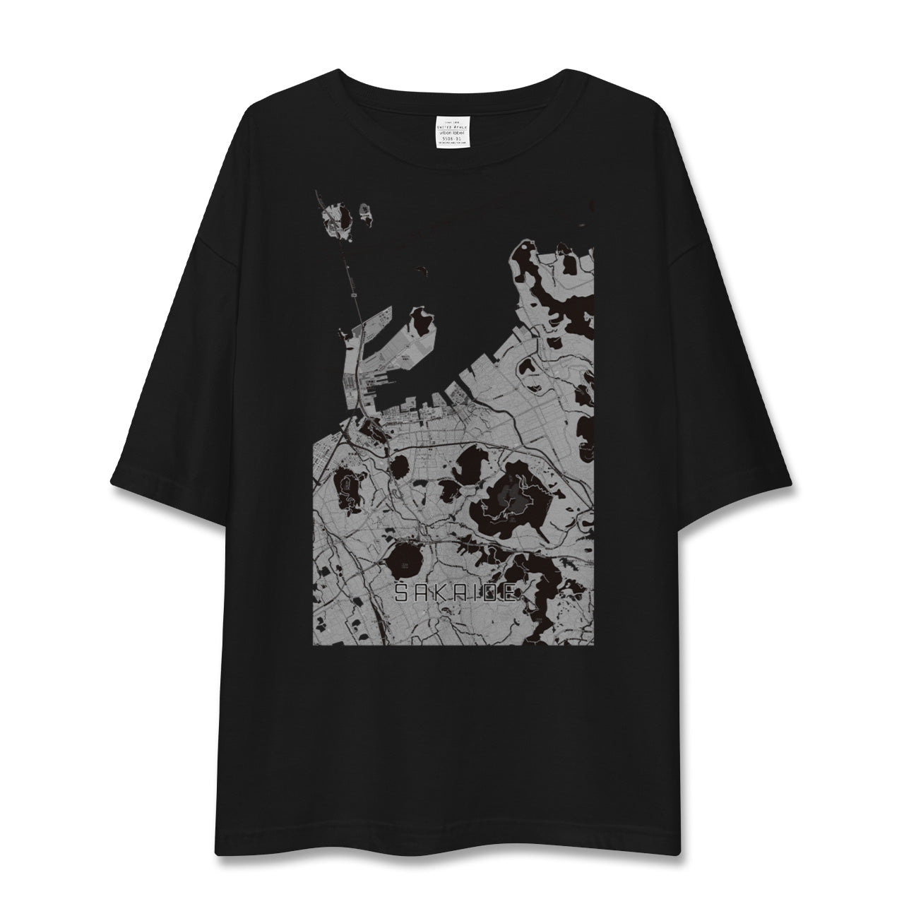 【坂出(香川県)】地図柄ビッグシルエットTシャツ