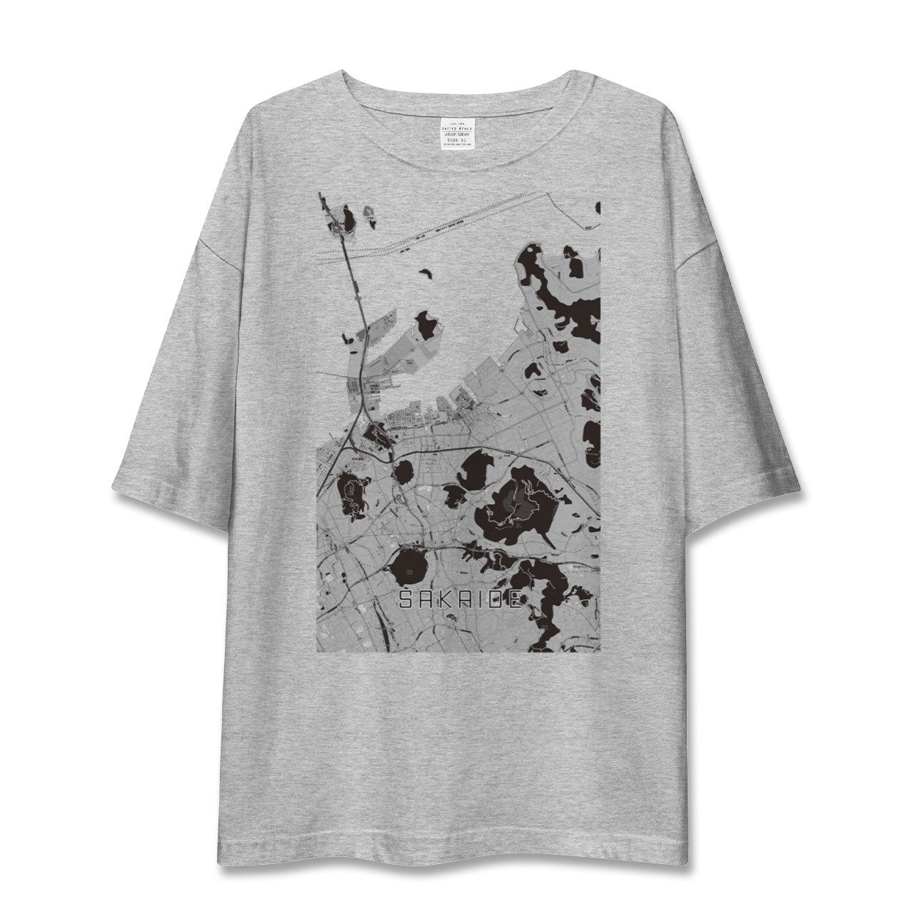 【坂出(香川県)】地図柄ビッグシルエットTシャツ