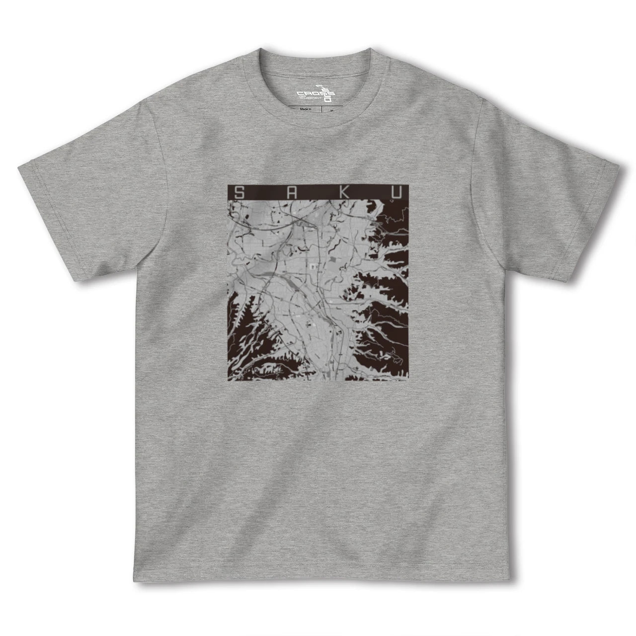 【佐久(長野県)】地図柄ヘビーウェイトTシャツ