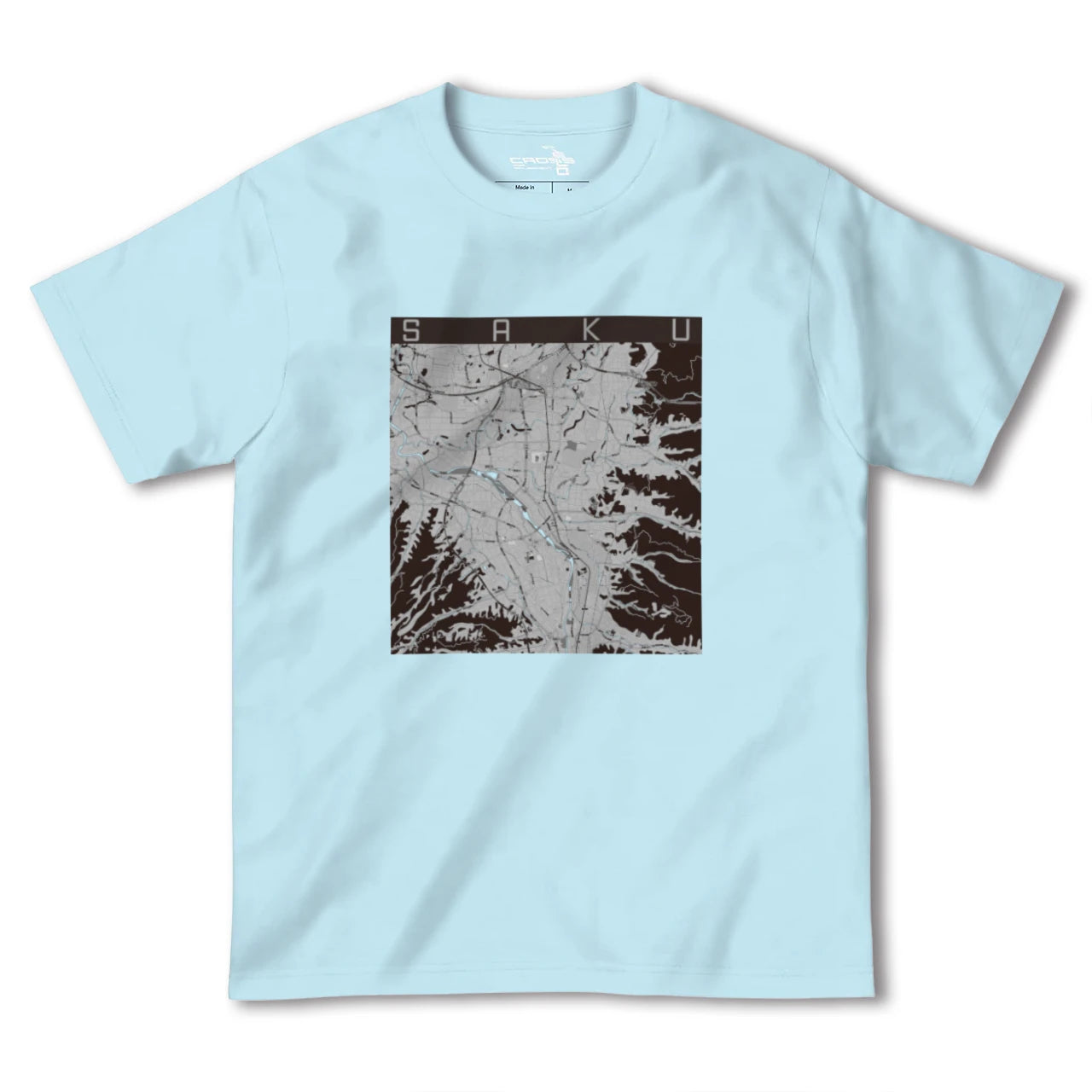 【佐久(長野県)】地図柄ヘビーウェイトTシャツ