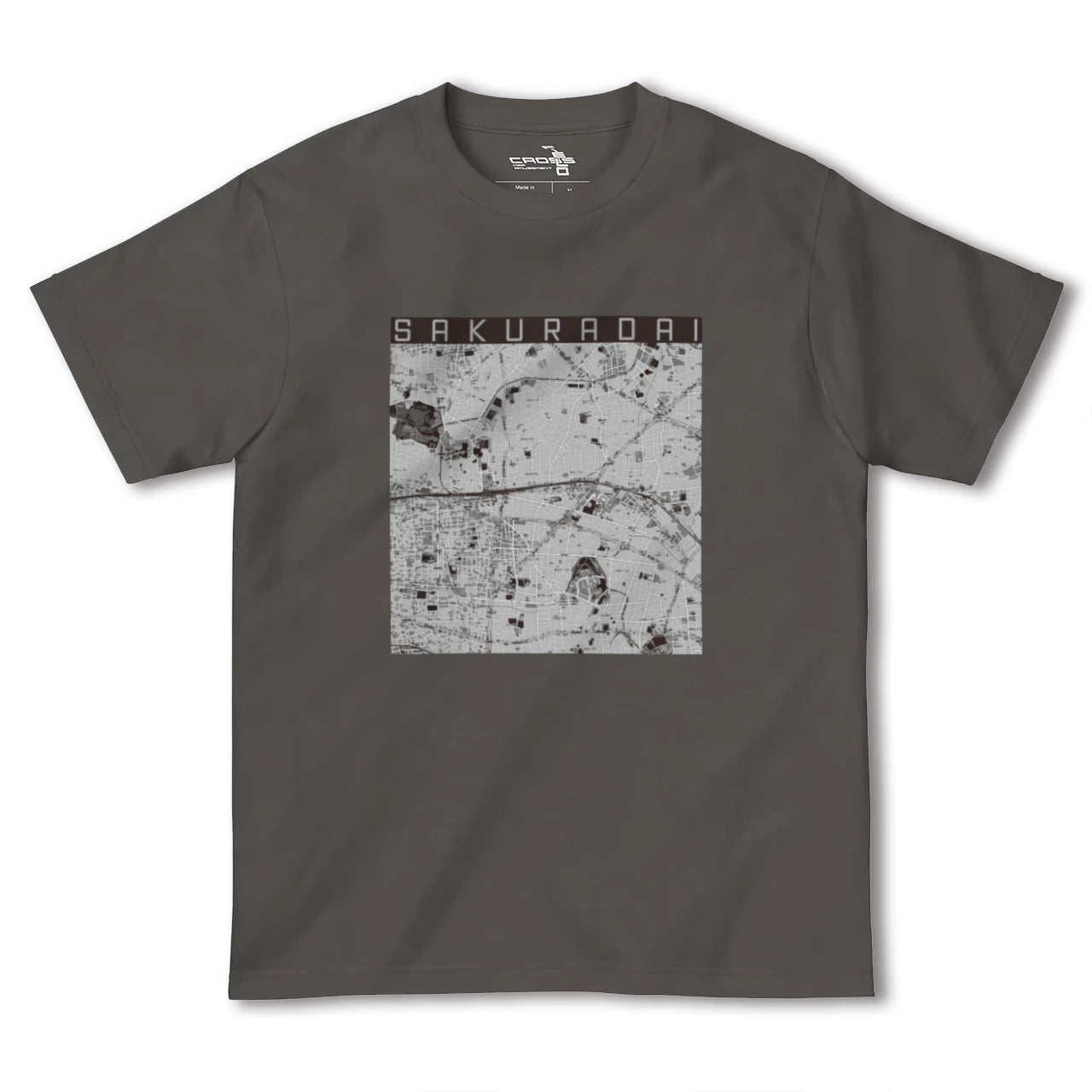 【桜台(東京都)】地図柄ヘビーウェイトTシャツ