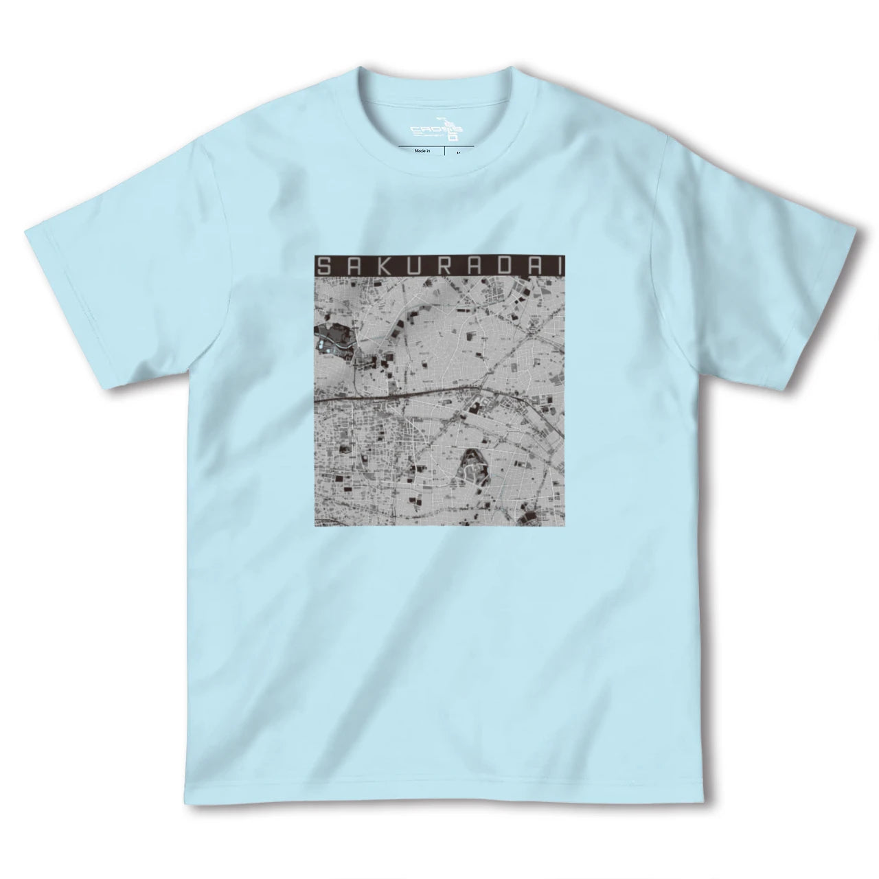 【桜台(東京都)】地図柄ヘビーウェイトTシャツ