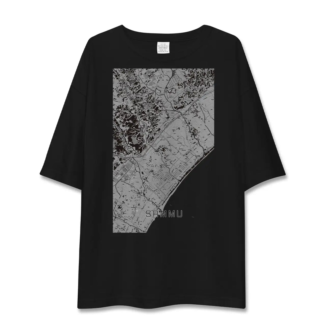 【山武(千葉県)】地図柄ビッグシルエットTシャツ