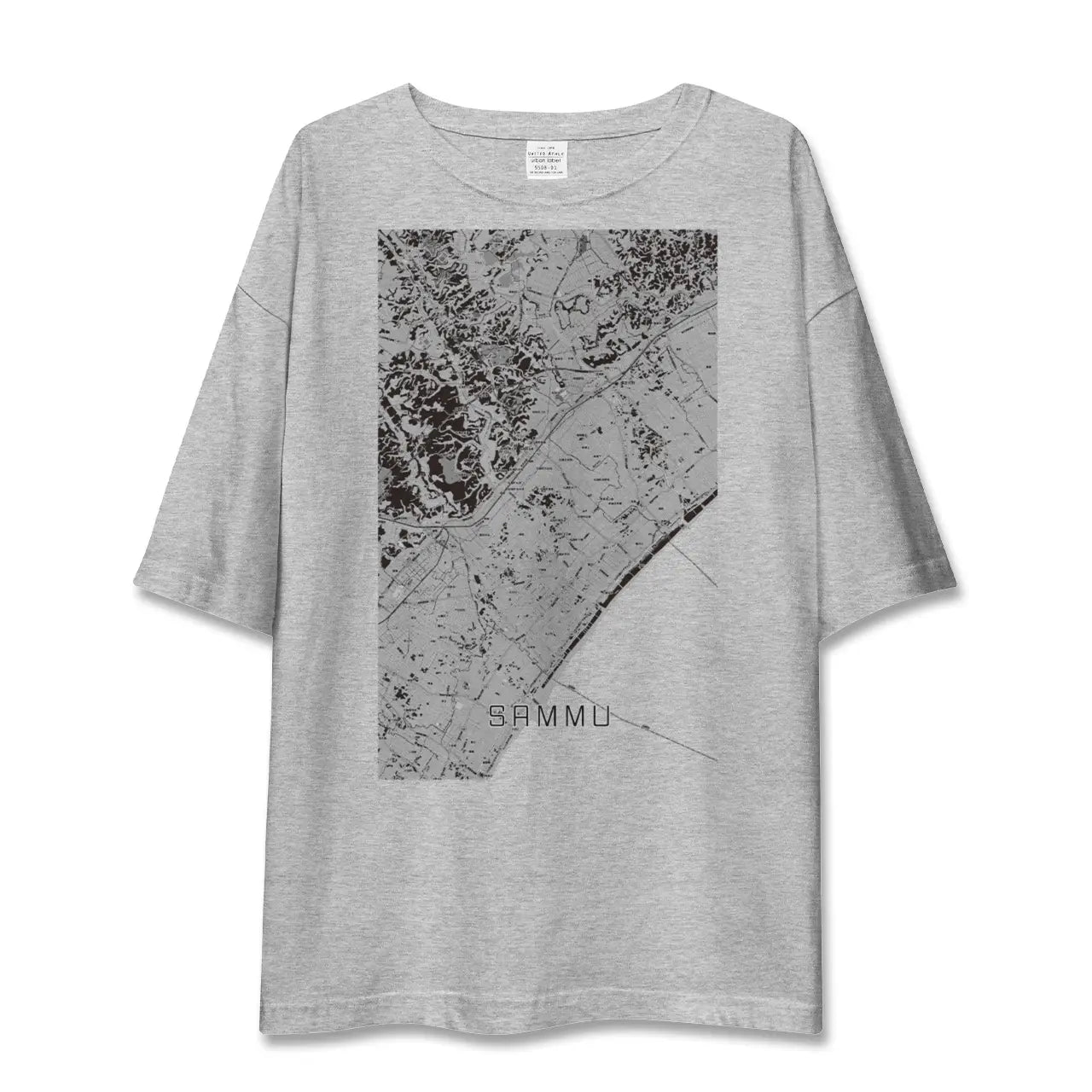 【山武(千葉県)】地図柄ビッグシルエットTシャツ