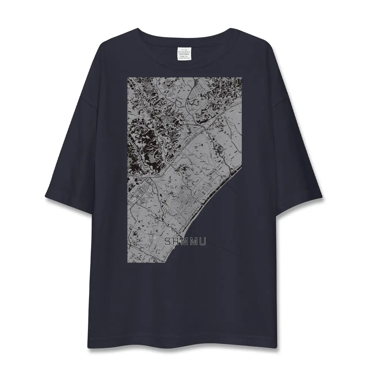 【山武(千葉県)】地図柄ビッグシルエットTシャツ