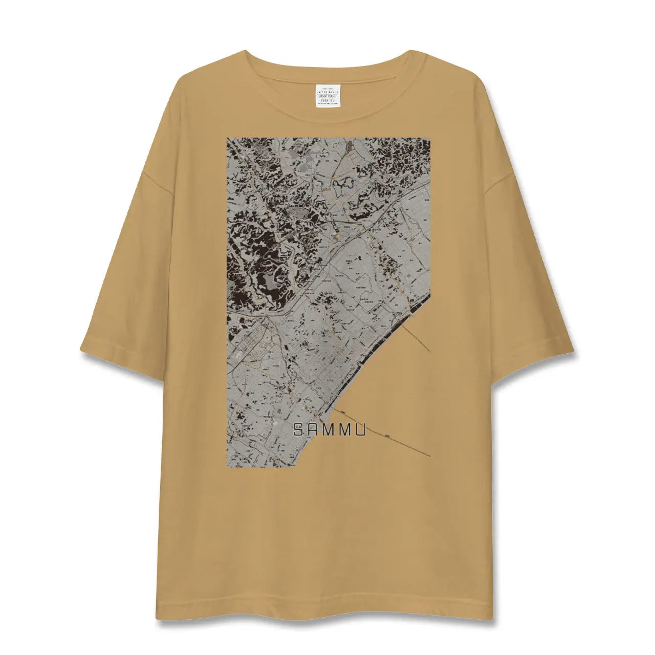【山武(千葉県)】地図柄ビッグシルエットTシャツ