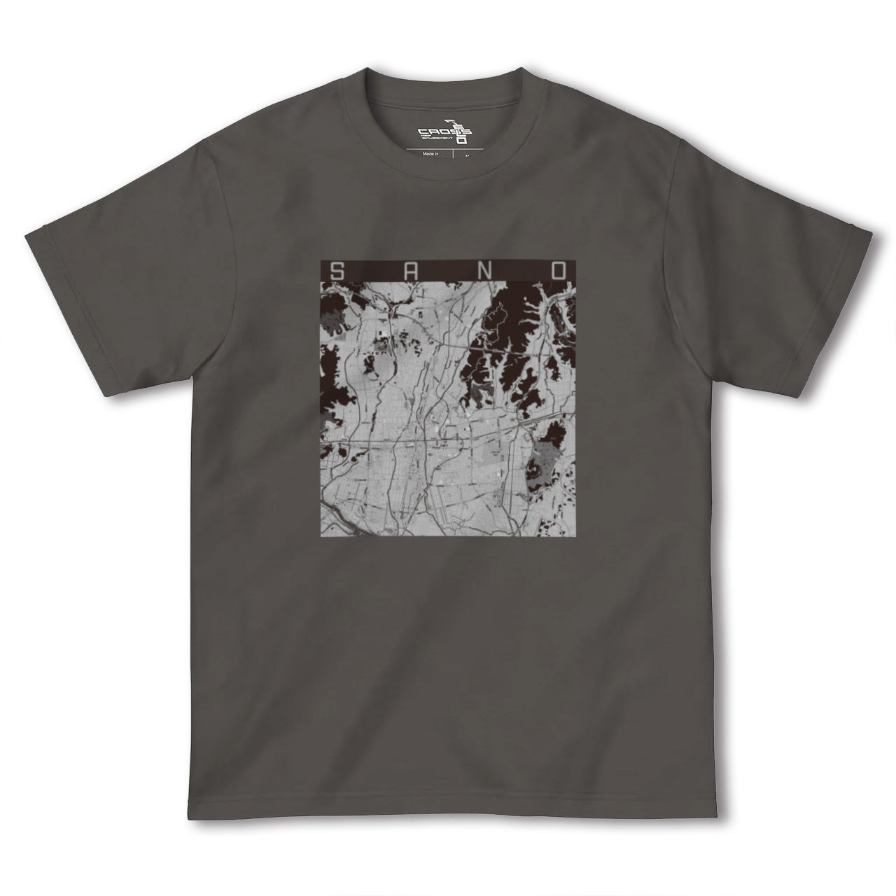 【佐野(栃木県)】地図柄ヘビーウェイトTシャツ