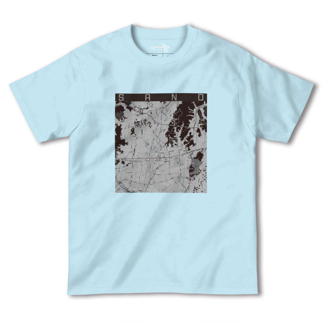 【佐野(栃木県)】地図柄ヘビーウェイトTシャツ