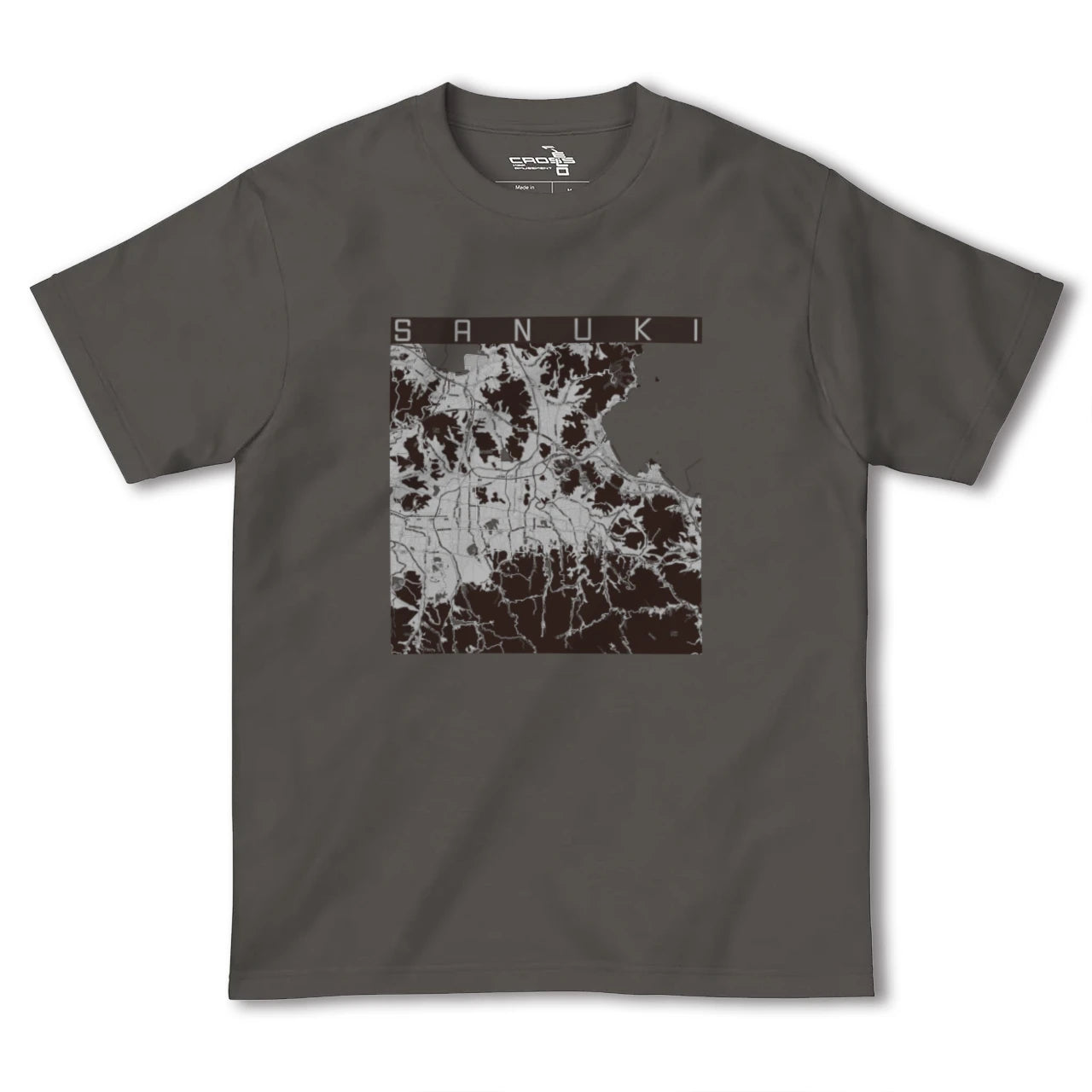 【さぬき(香川県)】地図柄ヘビーウェイトTシャツ