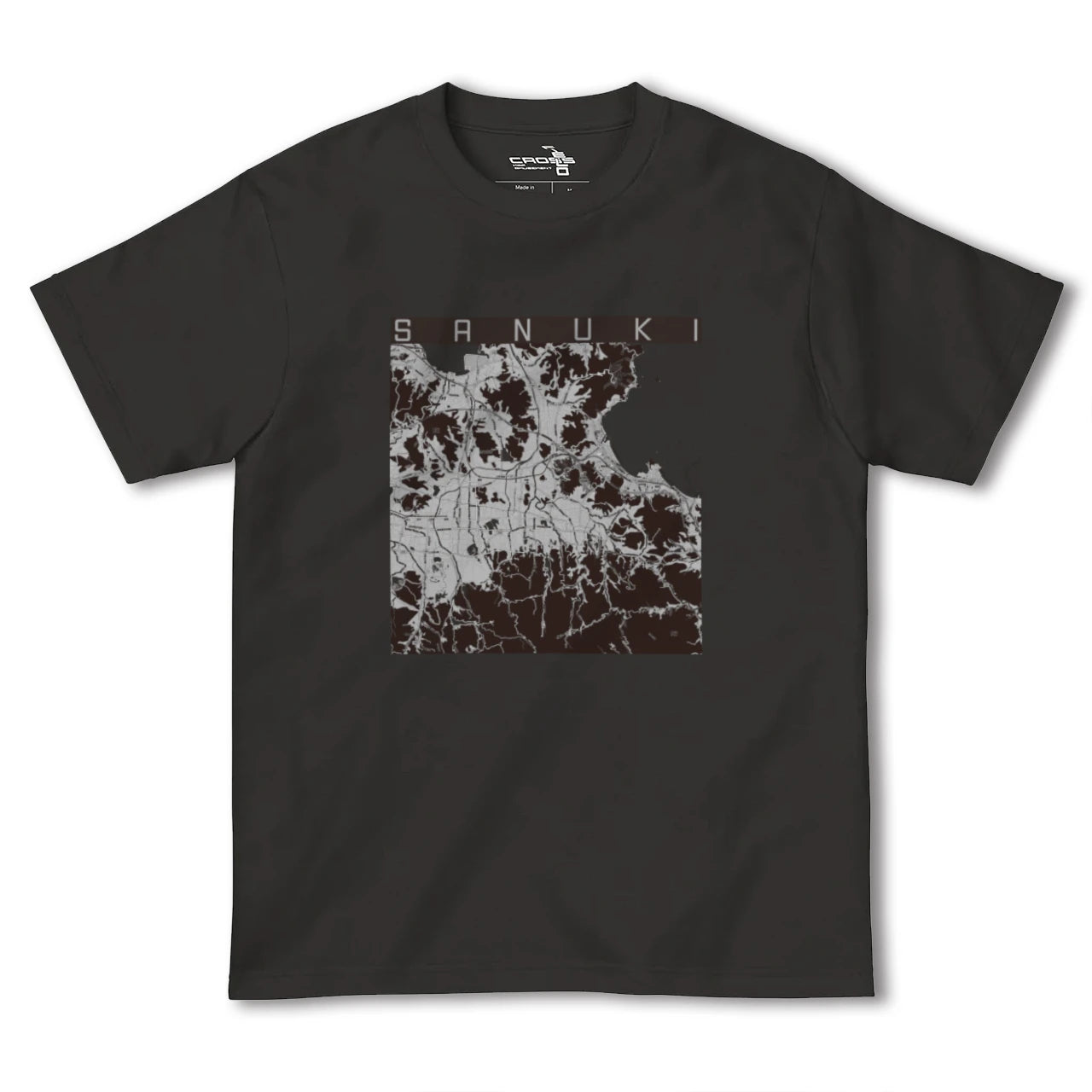 【さぬき(香川県)】地図柄ヘビーウェイトTシャツ