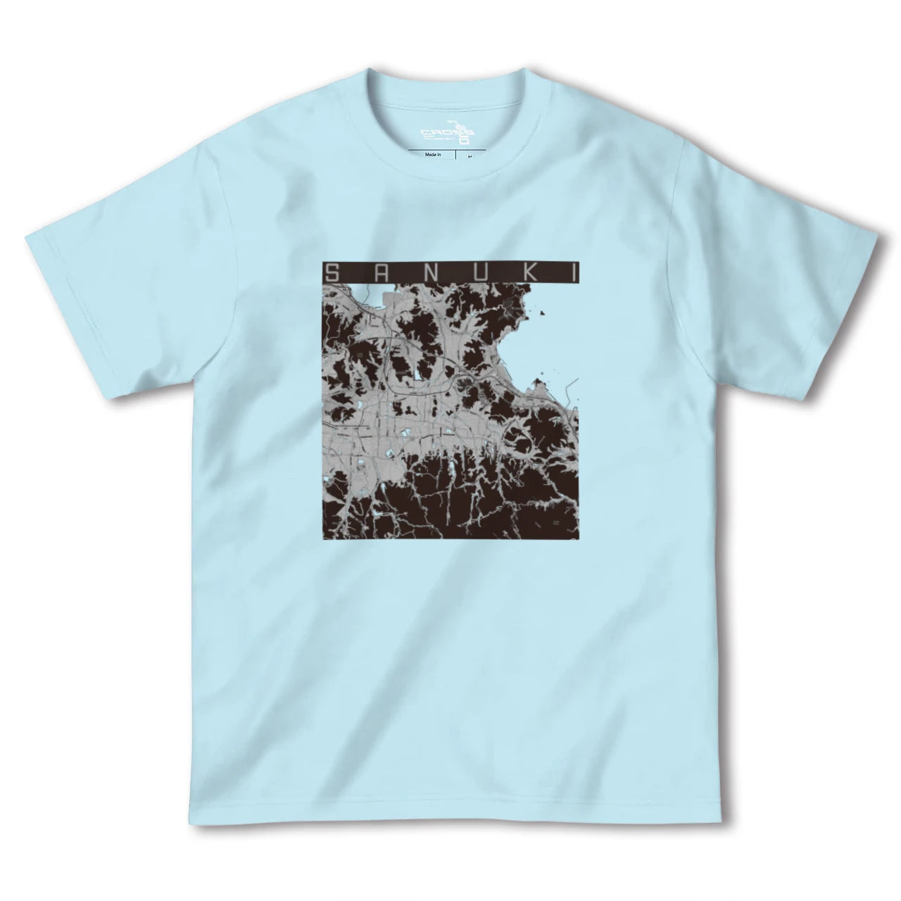 【さぬき(香川県)】地図柄ヘビーウェイトTシャツ