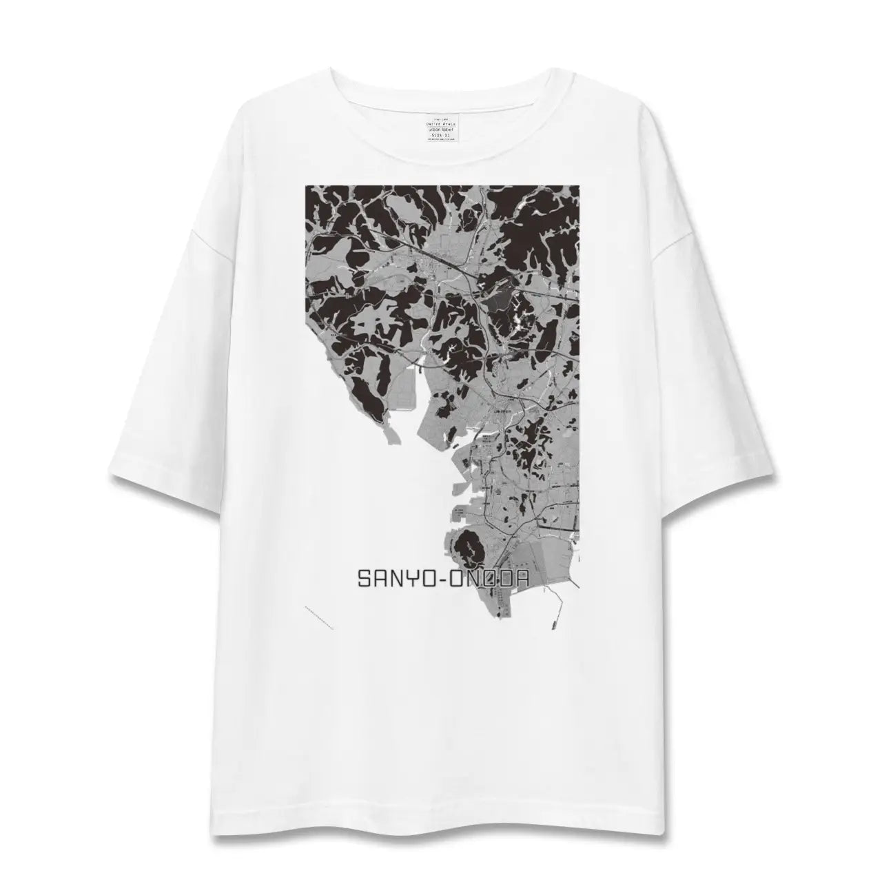 【山陽小野田(山口県)】地図柄ビッグシルエットTシャツ