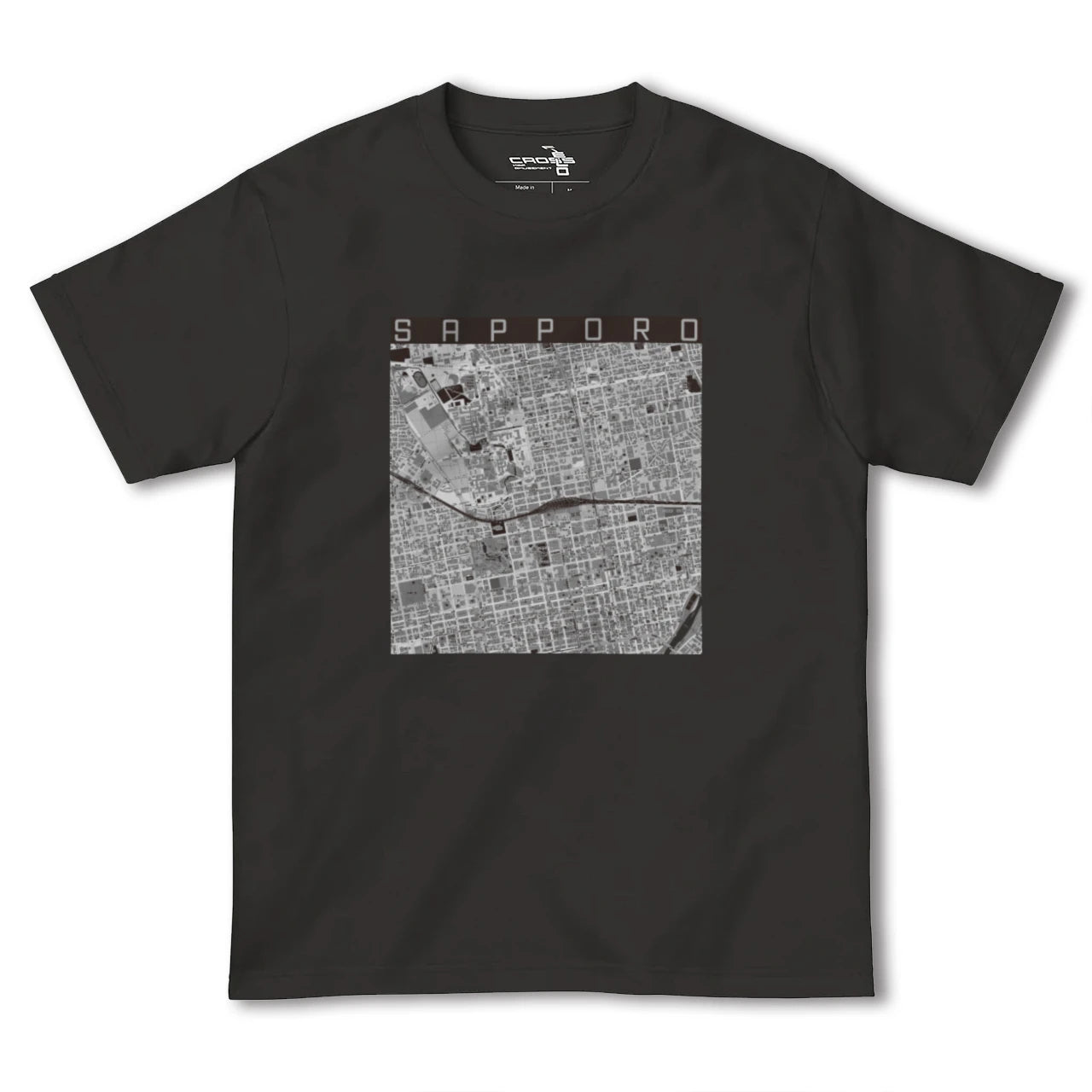 【札幌2(北海道)】地図柄ヘビーウェイトTシャツ
