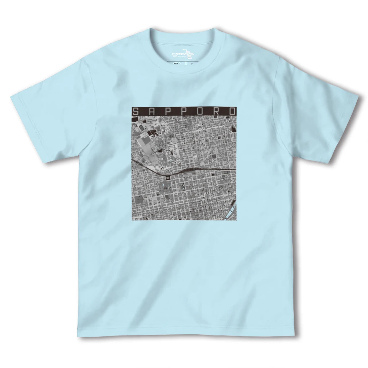 【札幌2(北海道)】地図柄ヘビーウェイトTシャツ