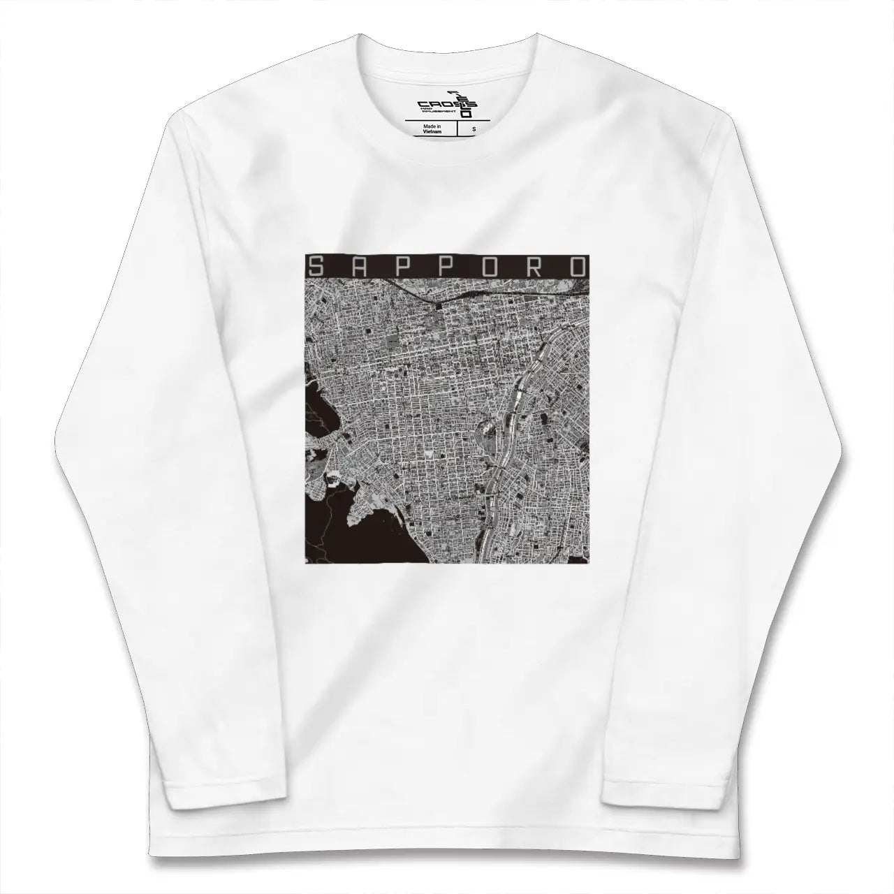 【札幌(北海道)】地図柄ロングスリーブTシャツ