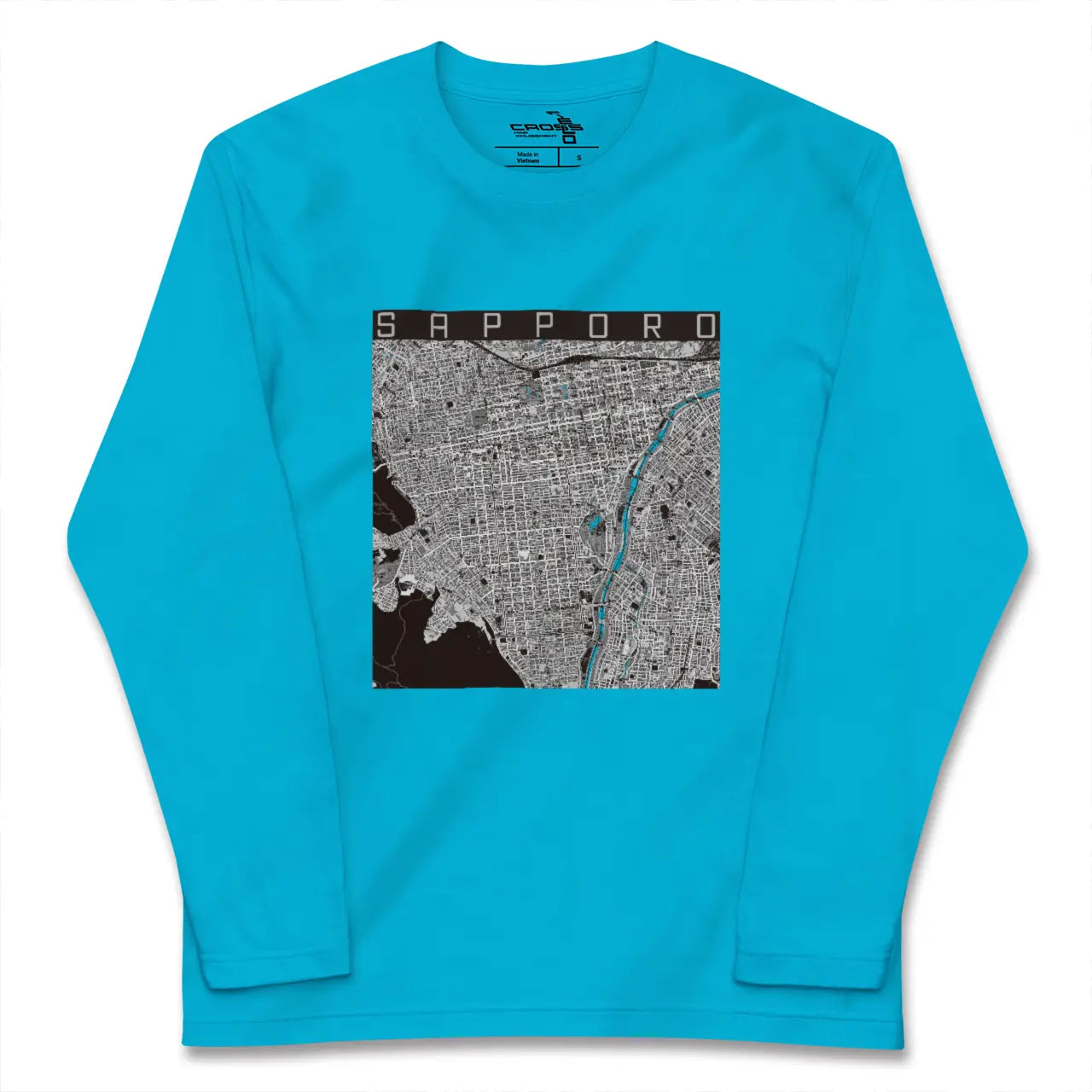 【札幌(北海道)】地図柄ロングスリーブTシャツ