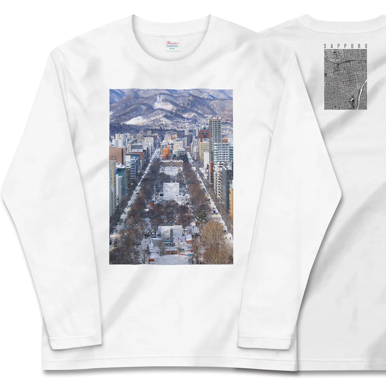 【札幌(北海道)】Map World ロングスリーブTシャツ