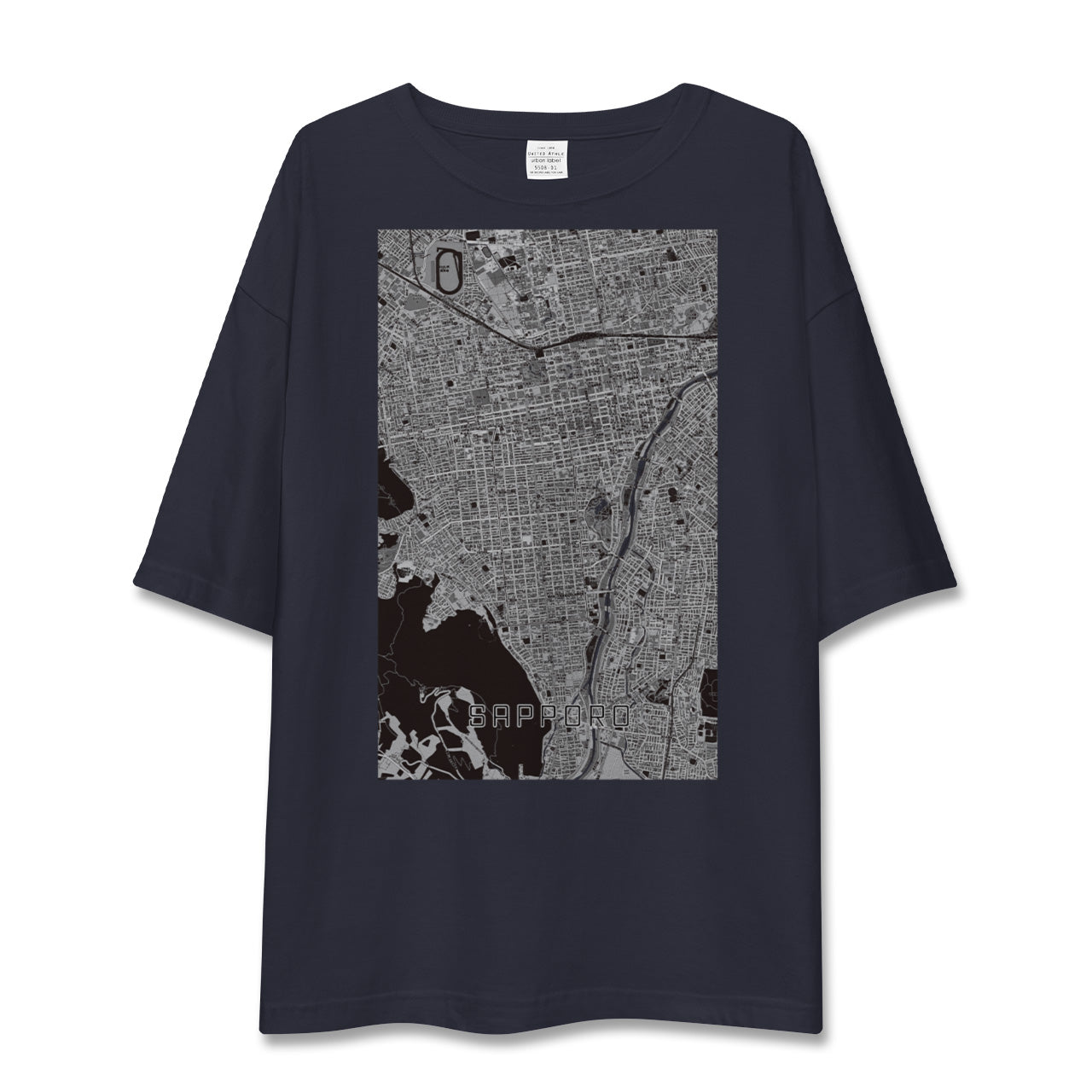【札幌(北海道)】地図柄ビッグシルエットTシャツ
