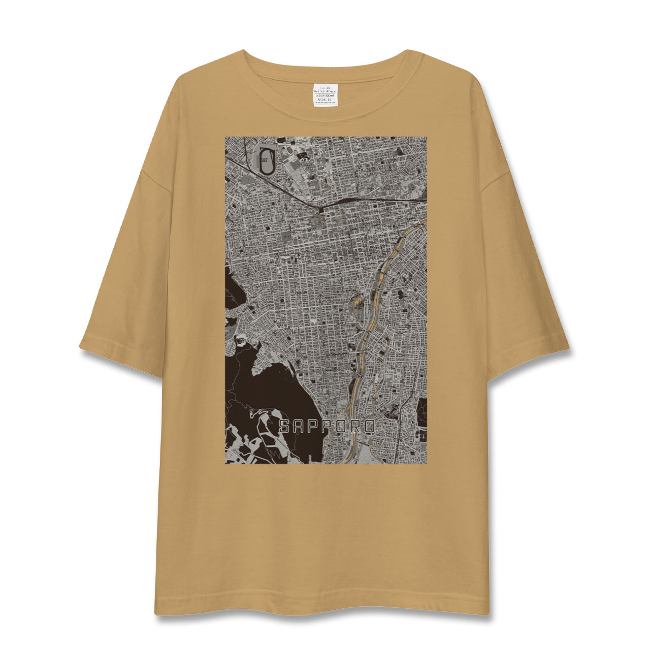 【札幌(北海道)】地図柄ビッグシルエットTシャツ
