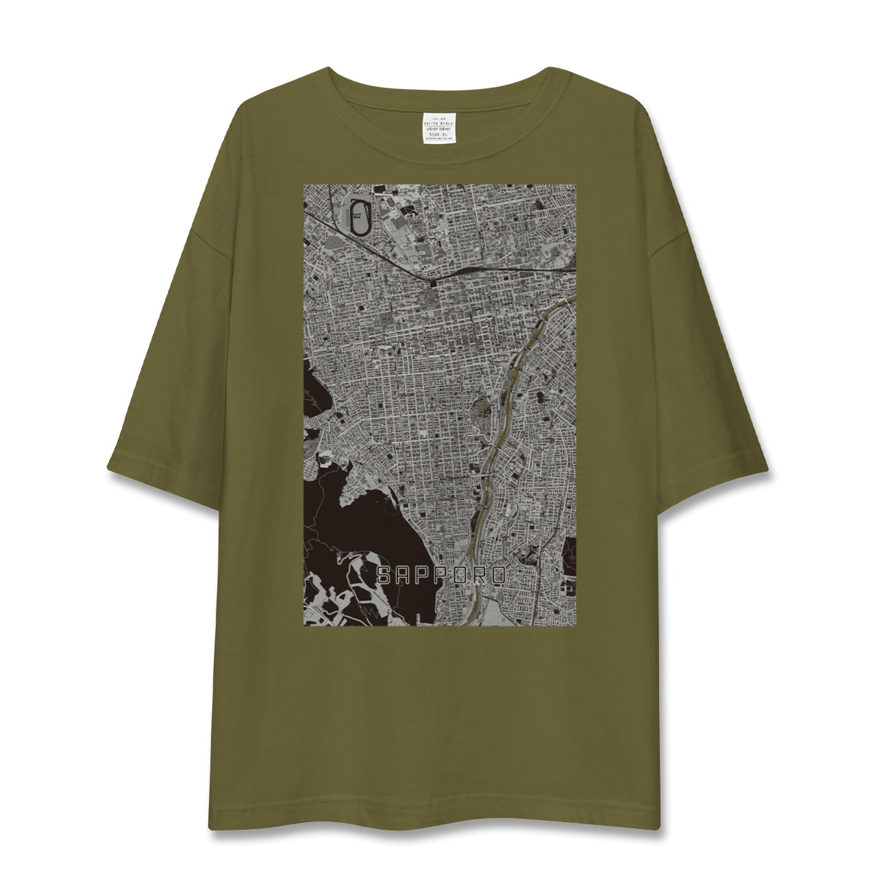 【札幌(北海道)】地図柄ビッグシルエットTシャツ