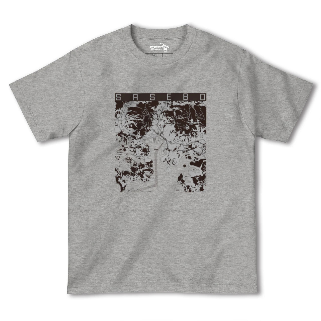 【佐世保(長崎県)】地図柄ヘビーウェイトTシャツ