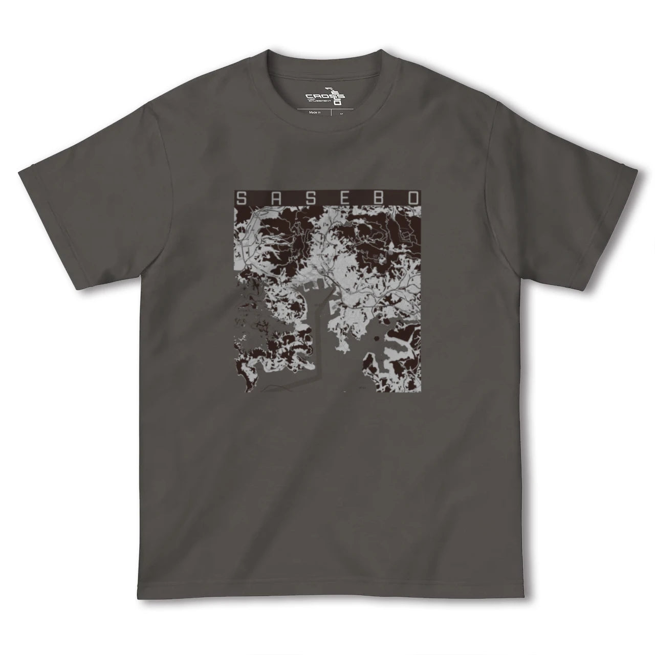 【佐世保(長崎県)】地図柄ヘビーウェイトTシャツ