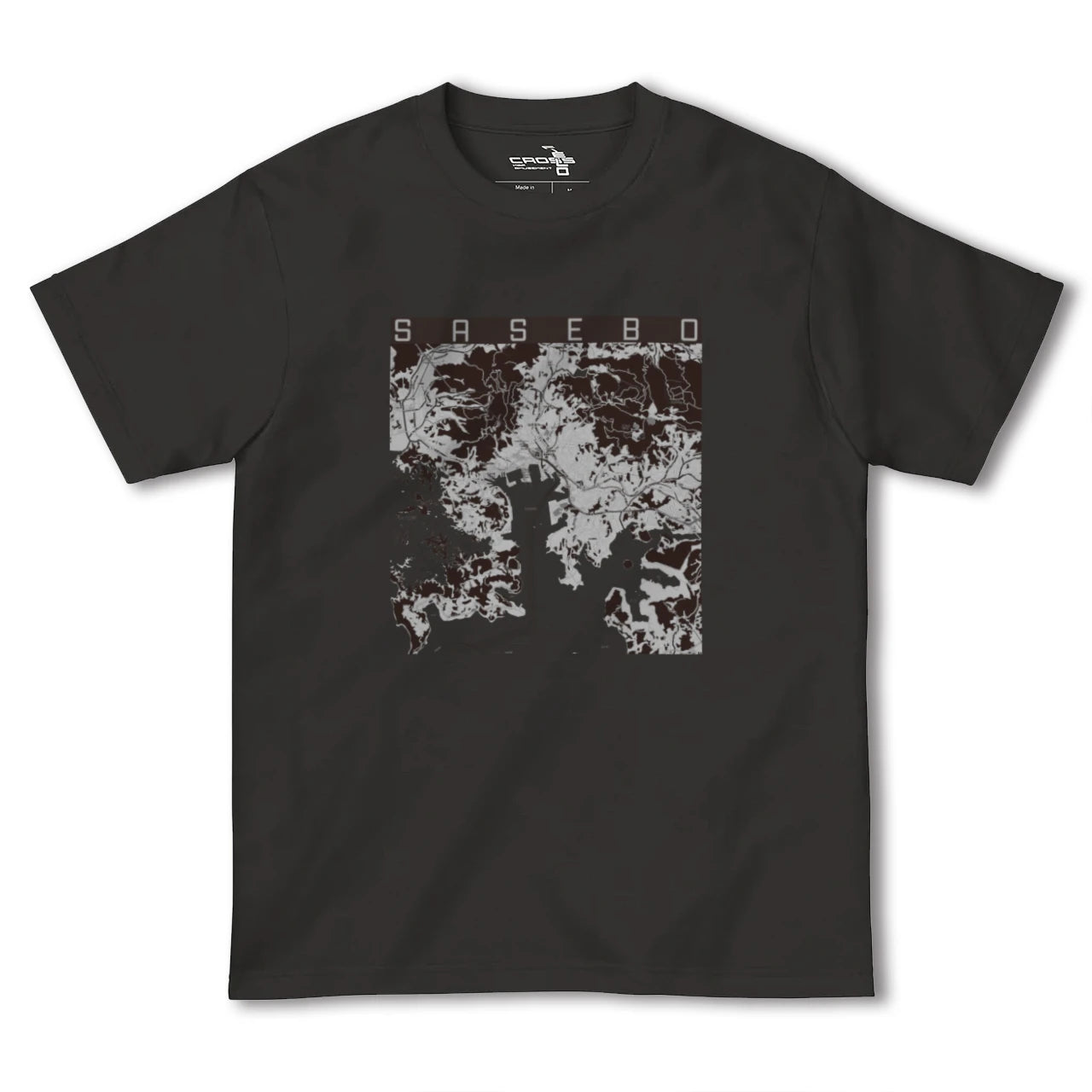 【佐世保(長崎県)】地図柄ヘビーウェイトTシャツ