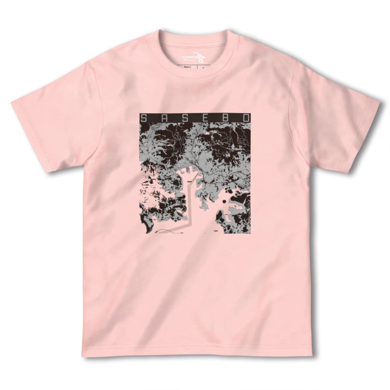 【佐世保(長崎県)】地図柄ヘビーウェイトTシャツ