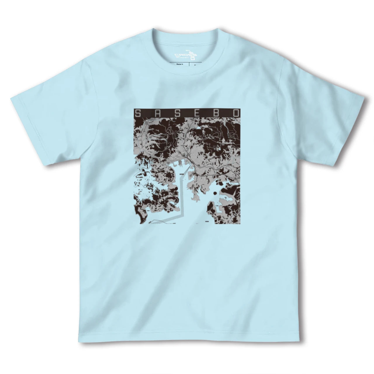 【佐世保(長崎県)】地図柄ヘビーウェイトTシャツ