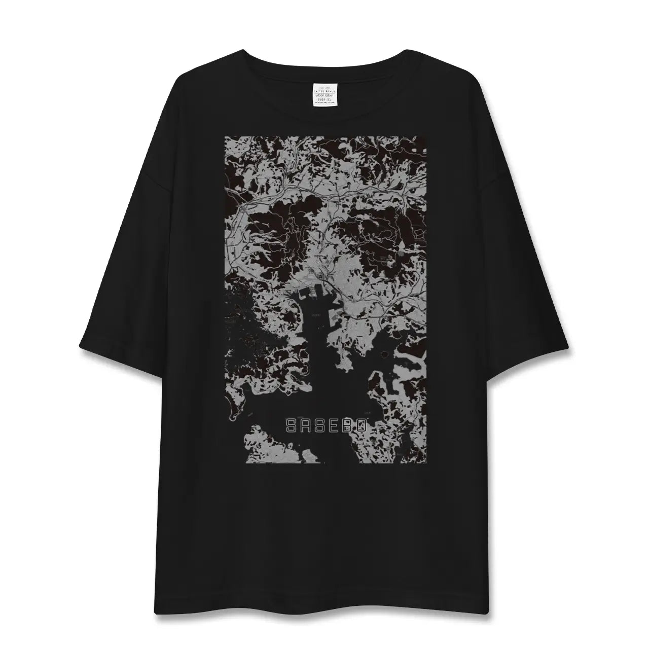 【佐世保(長崎県)】地図柄ビッグシルエットTシャツ