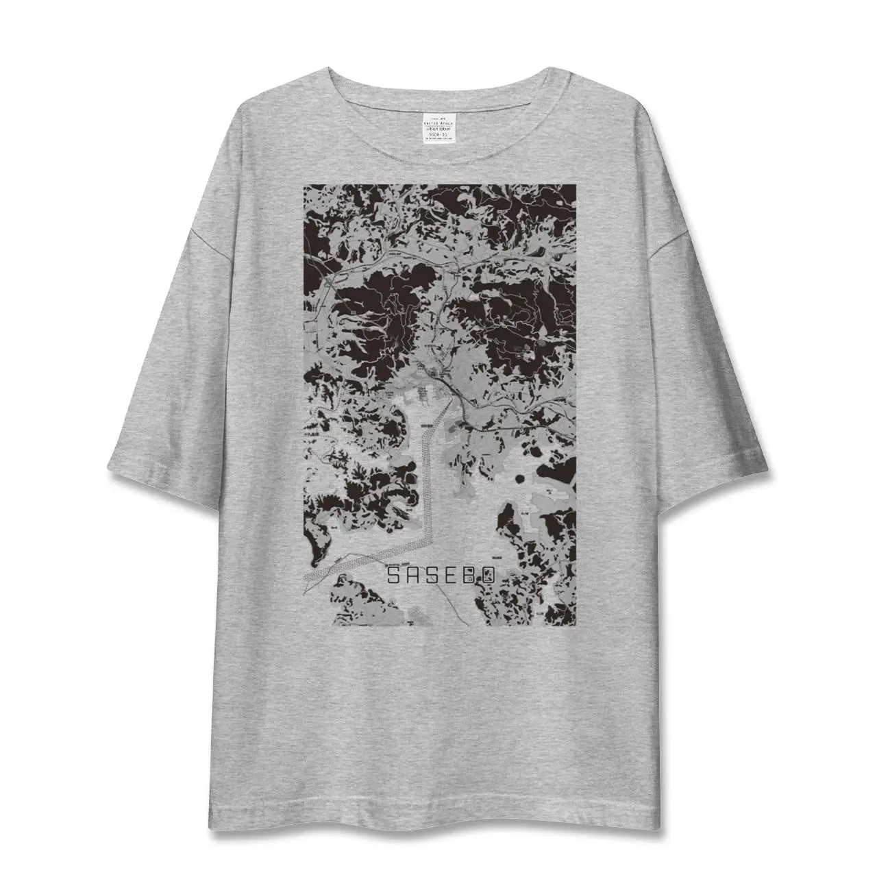 【佐世保(長崎県)】地図柄ビッグシルエットTシャツ