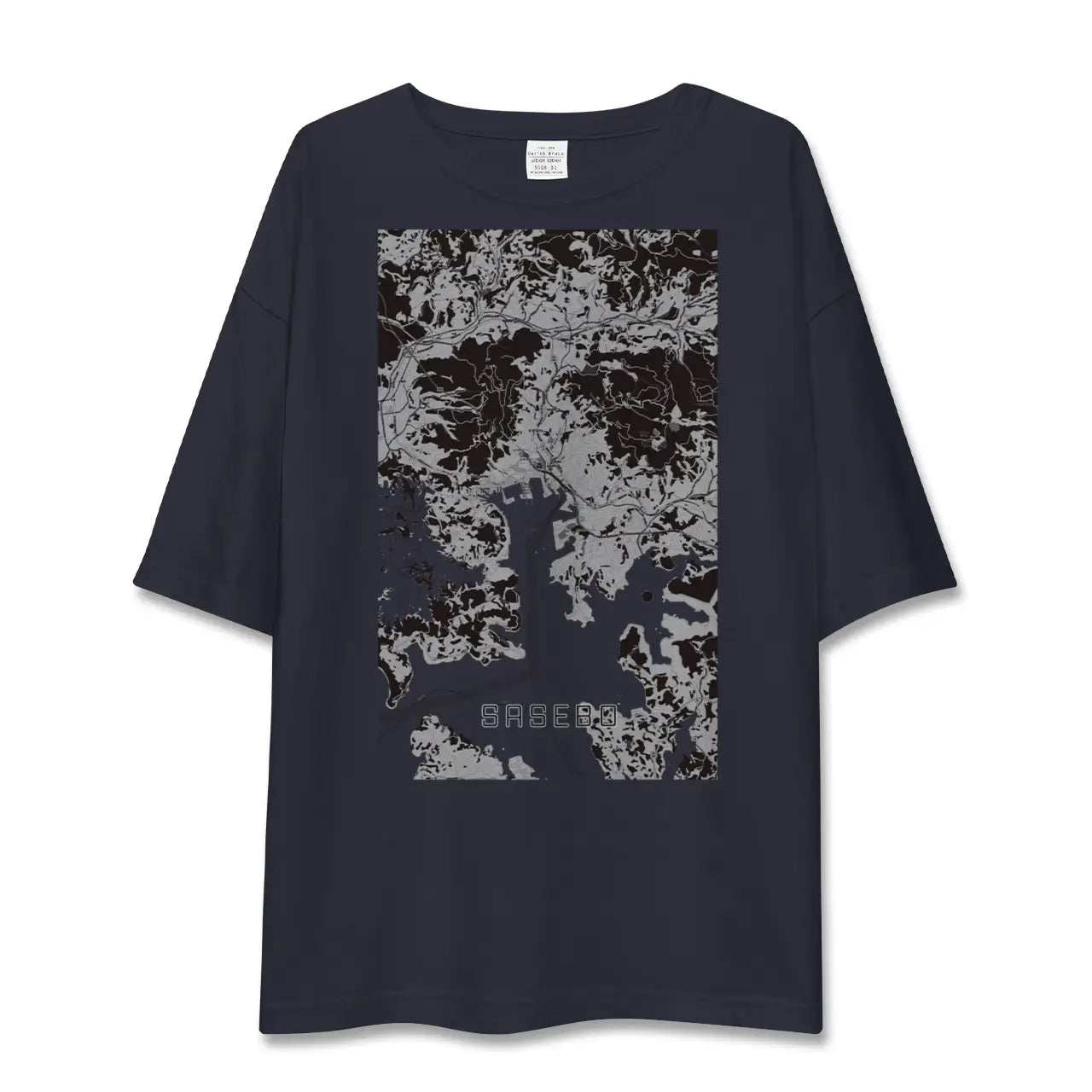 【佐世保(長崎県)】地図柄ビッグシルエットTシャツ