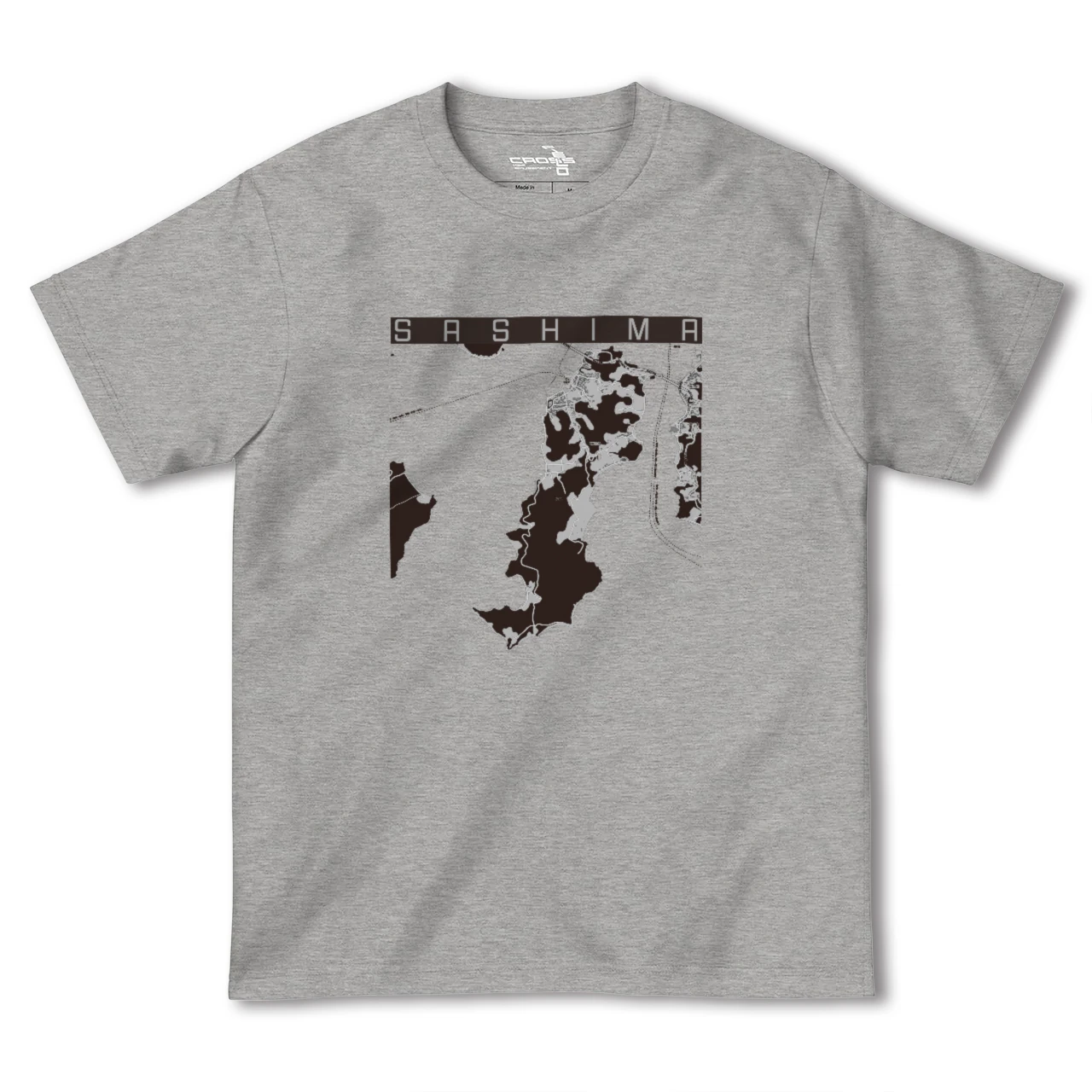 【佐島(愛媛県)】地図柄ヘビーウェイトTシャツ